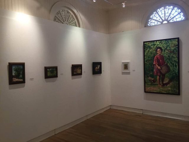 Vista de la exposición «Pinturas y Dibujos»
