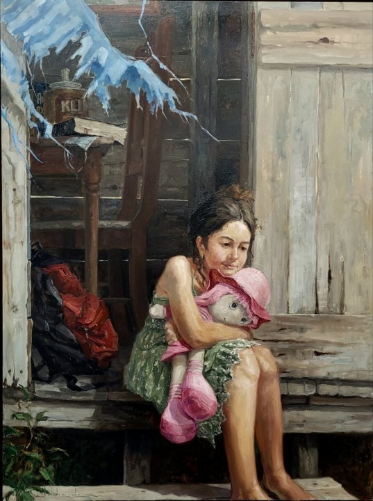 Transiciones III, óleo sobre lino de William Maldonado
