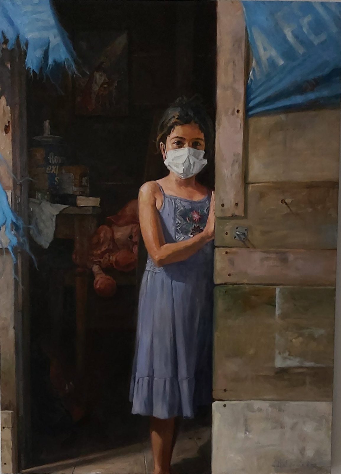 Transiciones, óleo de William Maldonado