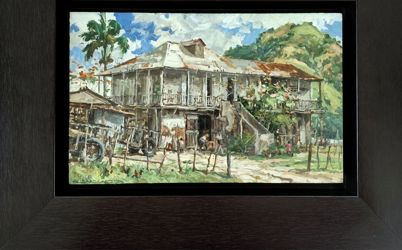 Lista y enmarcada — Antigua hacienda cafetalera