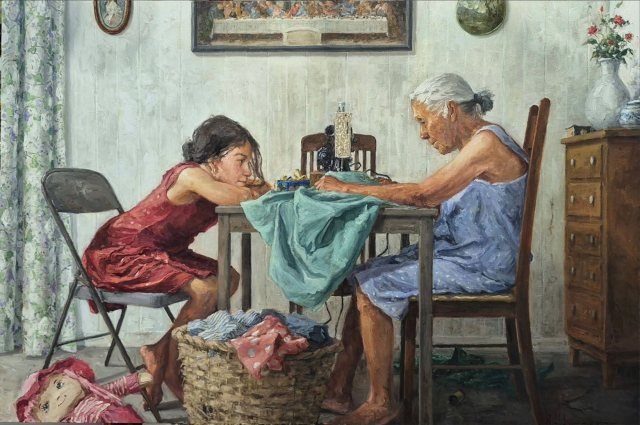 Terminada — La abuela y su nieta